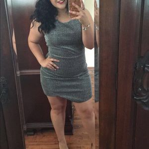 Silver Party/Cocktail dress from Express